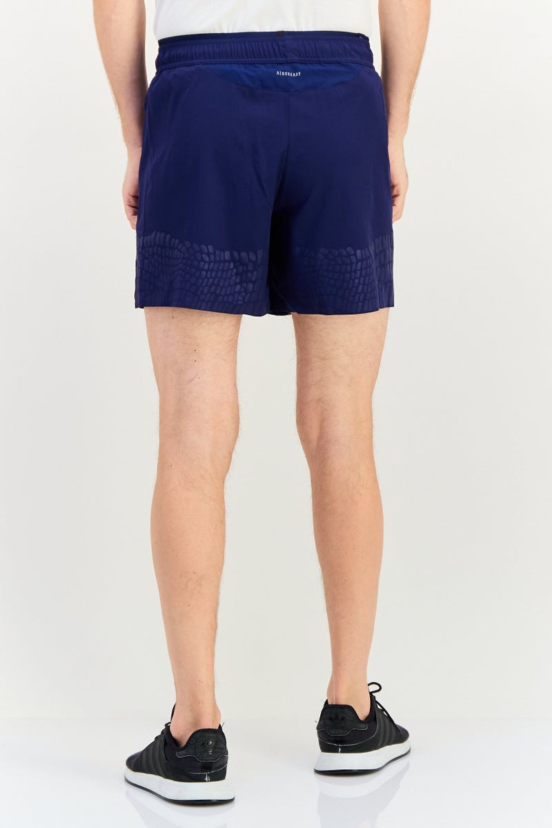 Adidas Men Sportswear Fit 5 Inseam Training Shorts, Indigo Blue - Image 4