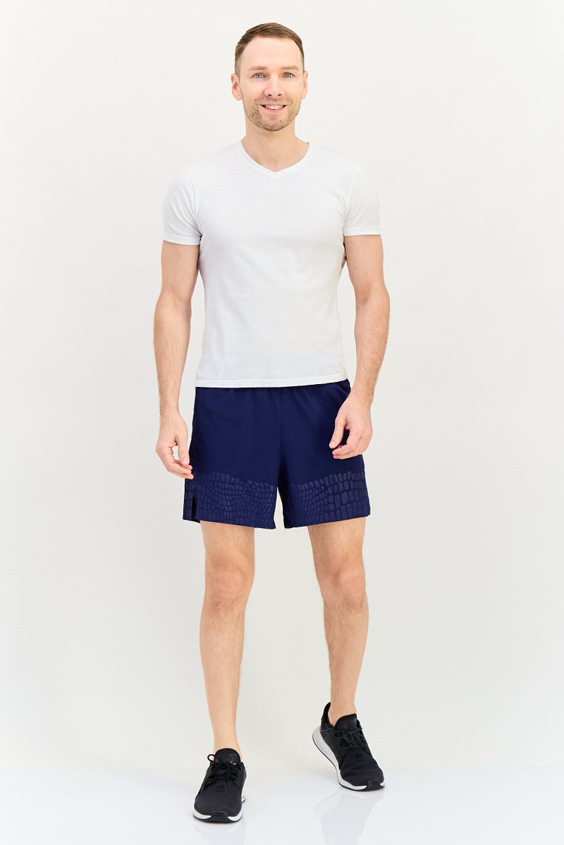 Adidas Men Sportswear Fit 5 Inseam Training Shorts, Indigo Blue - Image 2