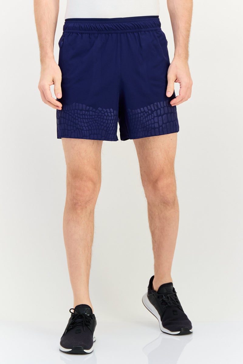 Adidas Men Sportswear Fit 5 Inseam Training Shorts, Indigo Blue - Image 1