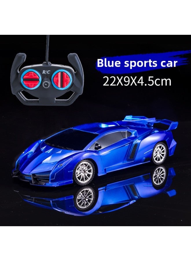 Special For Children Remote Control Car Super Running Luxury Car Super Racing Super Sports Car Four-wheel Drive Toy Car Model-Color:Pure Blue-Proportion:1 Lithium Battery Version (strong Horsepower)  - Image 1