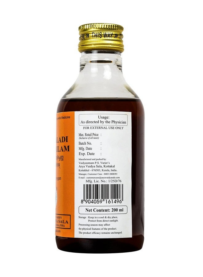 Kottakkal ayurveda ® Triphaladi Kera Tailam -200 Ml, For Health & Wellness Naturally  - Image 3