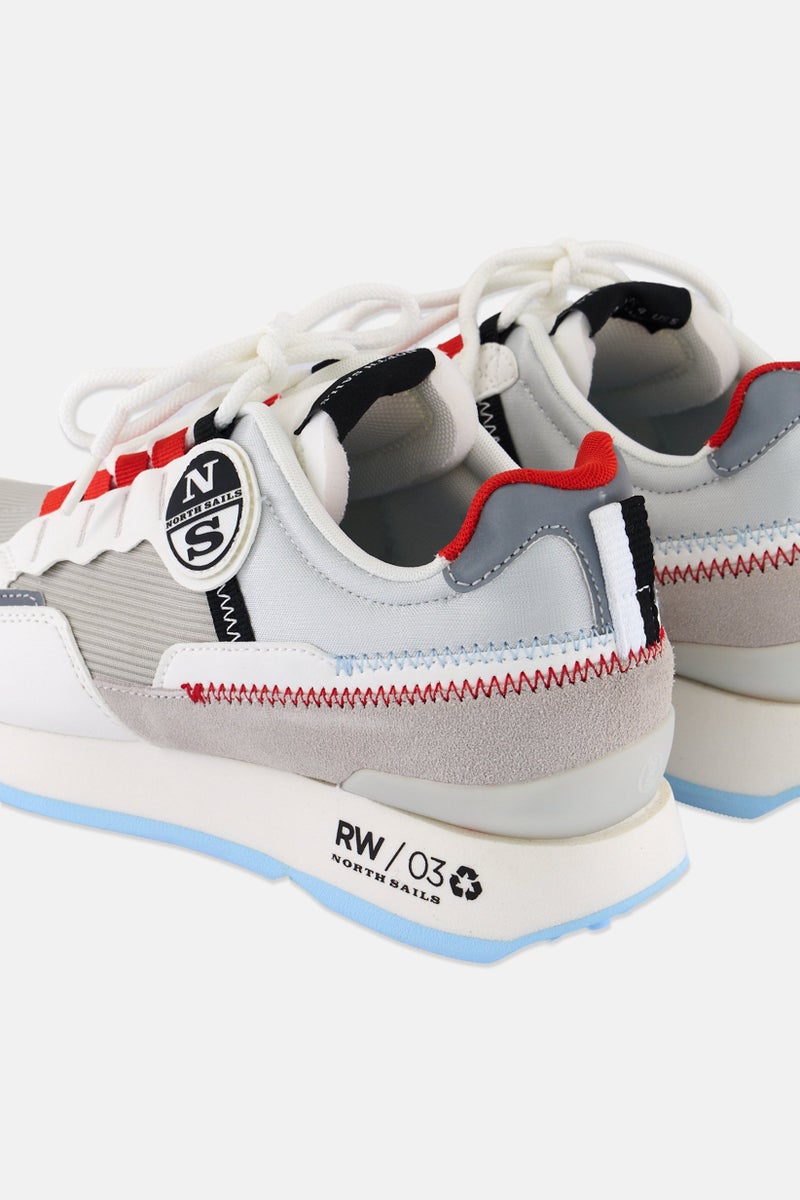 North Sails Women Lace Up Casual Shoes, White - Image 2