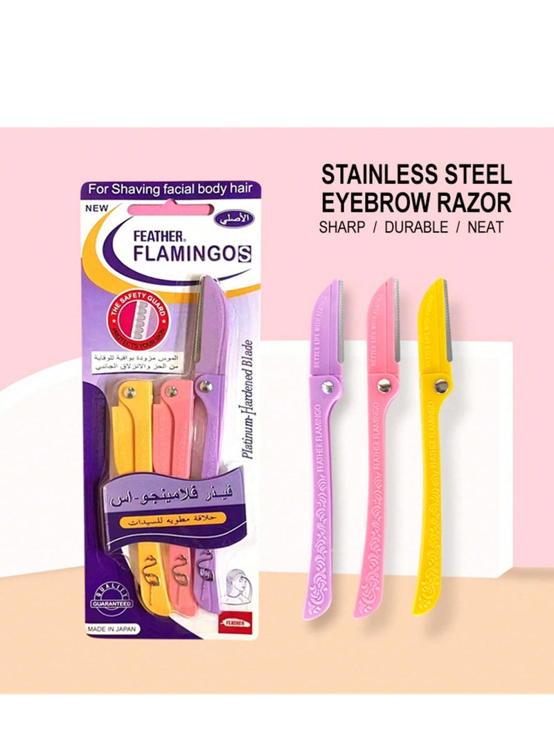Flamingo Razors for Women – 3 Blades for Face & Body Hair Removal - Image 1