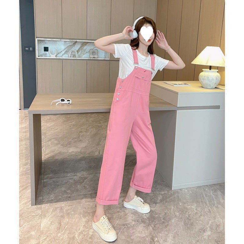 101200.00G-Piece Pink Suspenders Summer Women'S New Online Popular Age-Reducing Milk Line Slimming Girl'S Jumpsuit Suit - Image 4