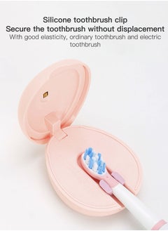 Sharpdo Toothbrush Sanitizer, UVC Toothbrush Sterilizer Covers with Holder, Rechargeable Travel Home Toothbrush Cleaner Case for All Electric and Manual Toothbrushes  - Image 3