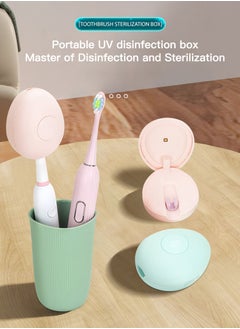 Sharpdo Toothbrush Sanitizer, UVC Toothbrush Sterilizer Covers with Holder, Rechargeable Travel Home Toothbrush Cleaner Case for All Electric and Manual Toothbrushes  - Image 5