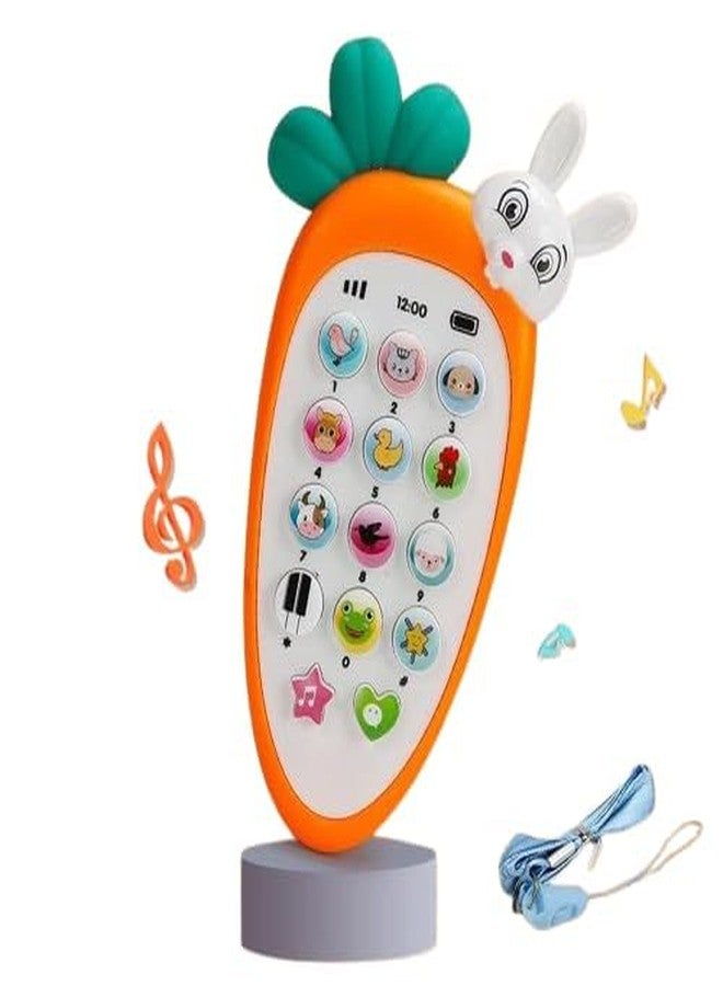 Axleton Rabbit Intelligent Baby Cell Phone Mobile Toy for Kids, Toddlers with Music, Ringtones, Lights (Multi Color) - Image 1