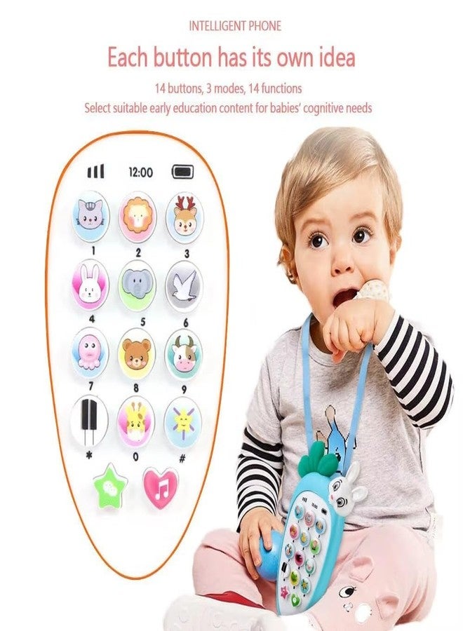 Axleton Rabbit Intelligent Baby Cell Phone Mobile Toy for Kids, Toddlers with Music, Ringtones, Lights (Multi Color) - Image 4