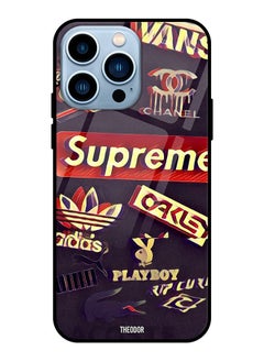 Protective Tempered Glass Case Cover For Apple iPhone 13 Pro Max Gc Logo