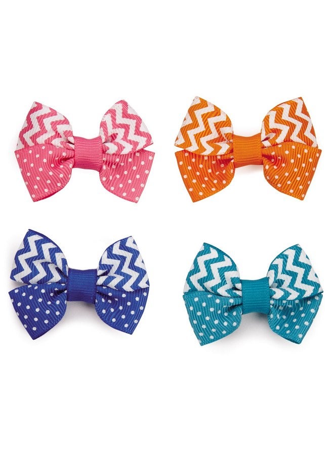 Aria 48 Piece Cute Chevron Dog Bow Canister - Image 3