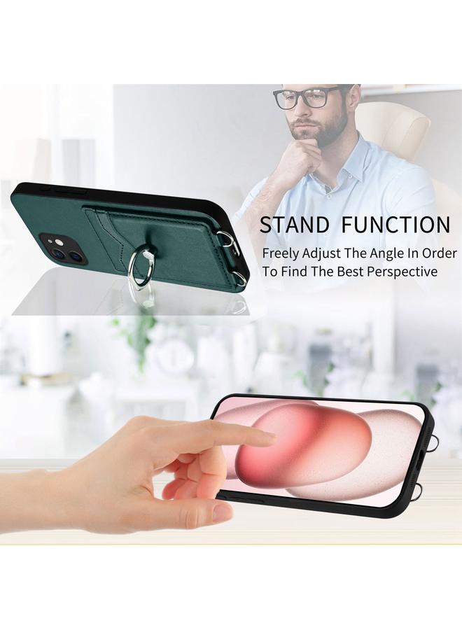 S-TOP Case For iPhone 12 R20 Ring Card Holder Phone Case - Image 4