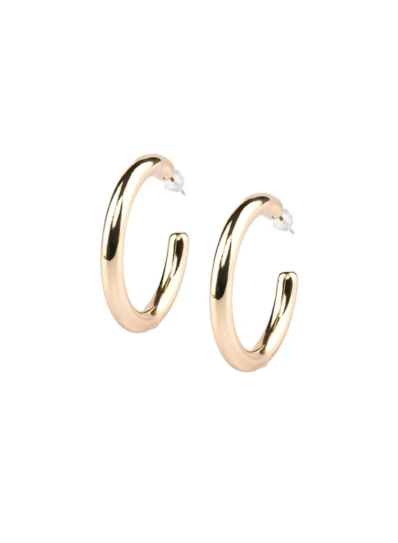 برياسي Rose Circular Half Hoop Earrings