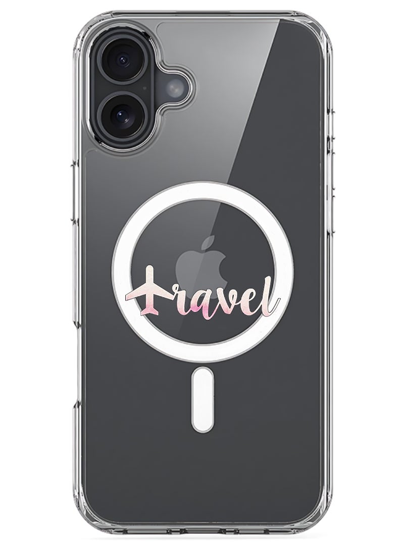 Theodor Magnetic Case for Apple iPhone 17 Compatible with MagSafe Wireless Charging, Shockproof Phone Bumper Cover - Travel - Image 1