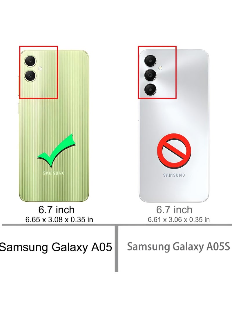 SARAOONT 2 Piece Samsung Galaxy A05 Matte Silicone Case Cover - Image 2