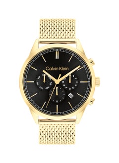 CALVIN KLEIN ساعة يد رجالية أنالوج دائرية من الفولاذ المقاوم للصدأ 25200375 - 44 مم  - Image 2