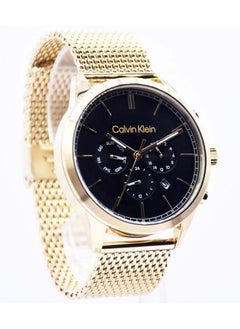 CALVIN KLEIN ساعة يد رجالية أنالوج دائرية من الفولاذ المقاوم للصدأ 25200375 - 44 مم  - Image 3