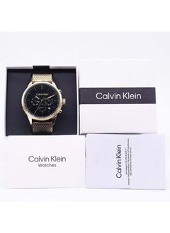 CALVIN KLEIN ساعة يد رجالية أنالوج دائرية من الفولاذ المقاوم للصدأ 25200375 - 44 مم  - Image 5