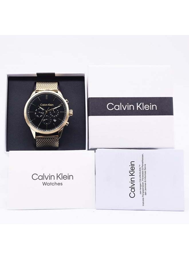 CALVIN KLEIN ساعة يد رجالية أنالوج دائرية من الفولاذ المقاوم للصدأ 25200375 - 44 مم  - Image 5