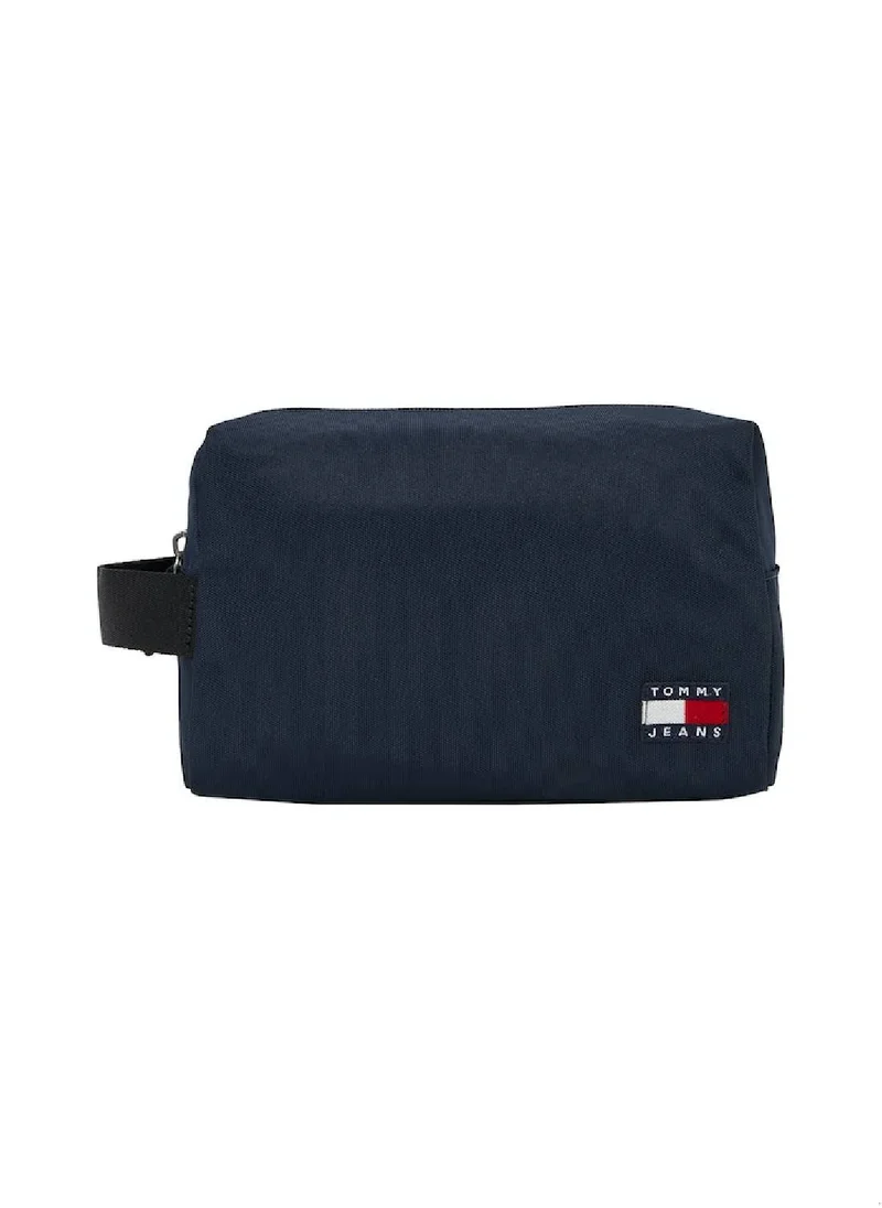 TOMMY JEANS Men's  Essential Daily Nylon Washbag/ Toiletery Bag - Polyester, Navy