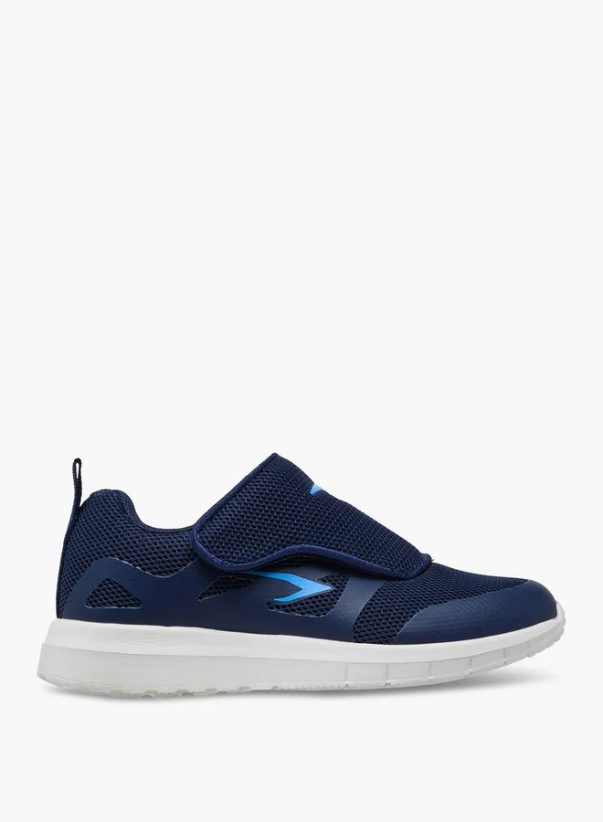 Dash Textured Sports Shoes with Hook and Loop Closure