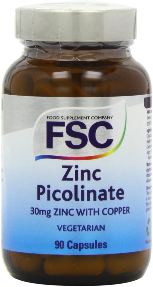 FSC 30mg Zinc Picolinate and Copper 90 Tablets - Image 1