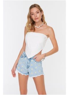 Blue Denim Embroidered Denim 100% Cotton Shorts & Bermuda TBESS22SR0392 - pzsku/ZDF7DFBF64C372AD1F894Z/45/_/1730940039/b75cbd0d-b39d-4b25-9deb-b009a99de979