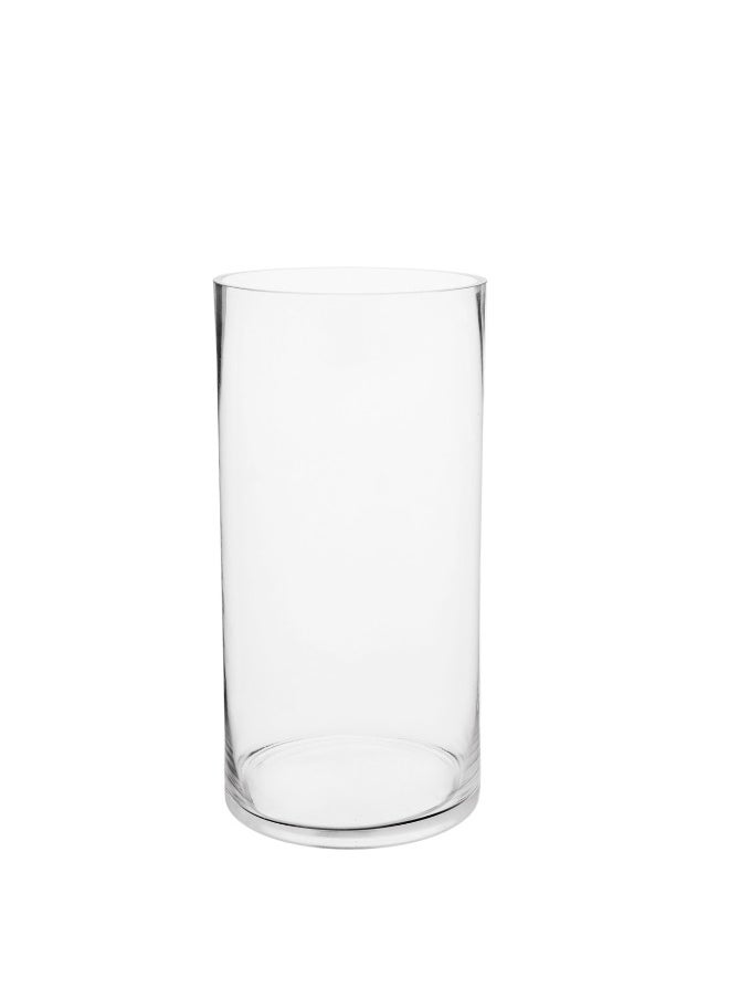 Gulf Flowers Glass Vase Cylinder  Elegant cylindrical glass vase, perfect for modern floral arrangements 
