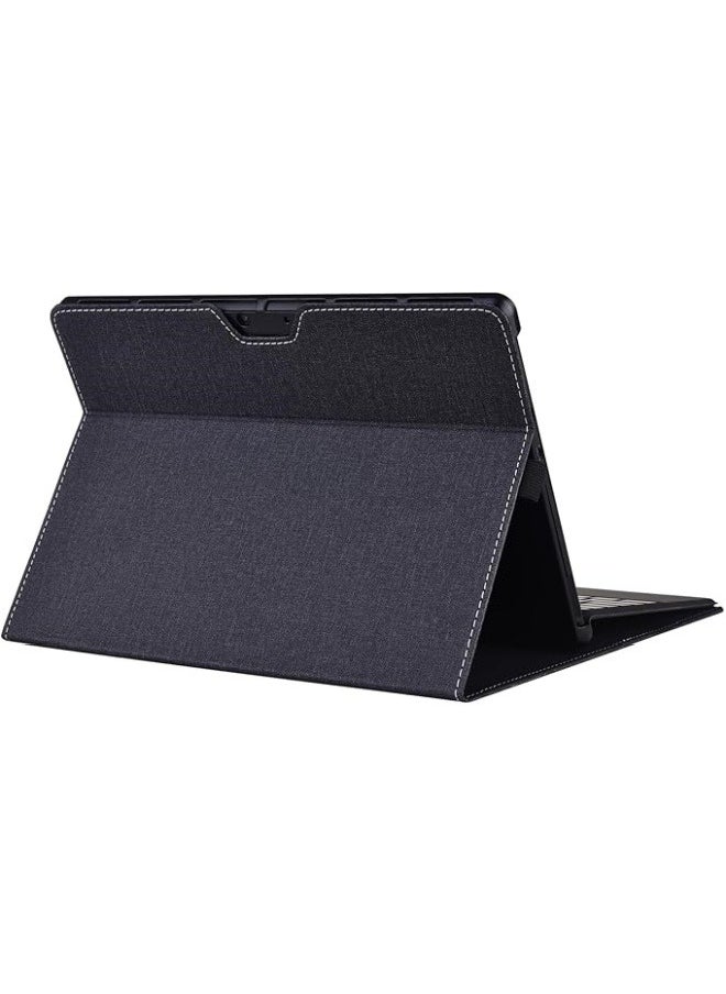 Generic Compatible with Microsoft Surface Pro 11 (2024) 13-inch Case,TPU Bumper Folio Stand Card Holder Protective Cover PC Hard Shell  - Image 1