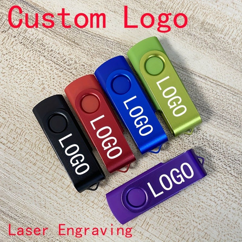 Usb Flash Drive 256MB Black Custom Logo Laser Engraving Usb 2.0 Pen Drive - Image 3