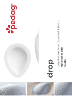 Pedag Pedag Drop | German Made | Metatarsal Pads | Anatomically Correct | Metatarsal Arch Support | Vegetable Tan Leather | Self Adhesive | White | Size X-Large, Fits EU 44-46 / US Men 11-13 | 3 Pairs  - Image 3
