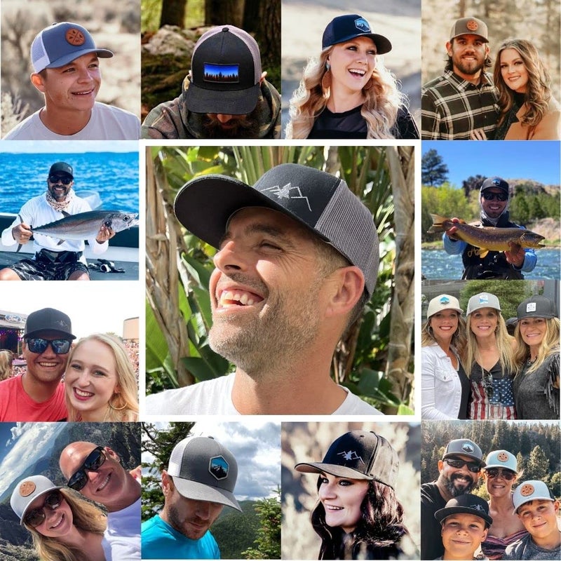 LINDO Trucker Hat [ The Great Outdoors: Black/Graphite ] - Image 3