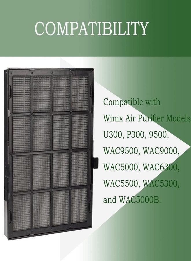 فلتر بديل من نوع HEPA من Skymechy 114190، متوافق مع أجهزة تنقية الهواء Winix 9500 U300 P300 WAC9000 WAC9500 WAC5000 WAC5000b WAC5300 WAC6300 WAC5500، مقاس 21، عبوة واحدة. - Image 4
