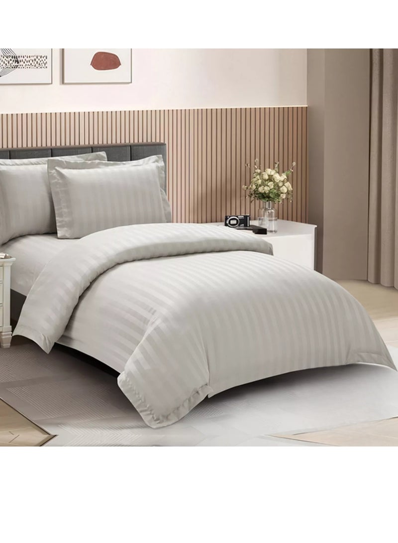 Full 4-piece hypoallergenic ultra-soft duvet cover set - 170 x 230 cm - Image 2