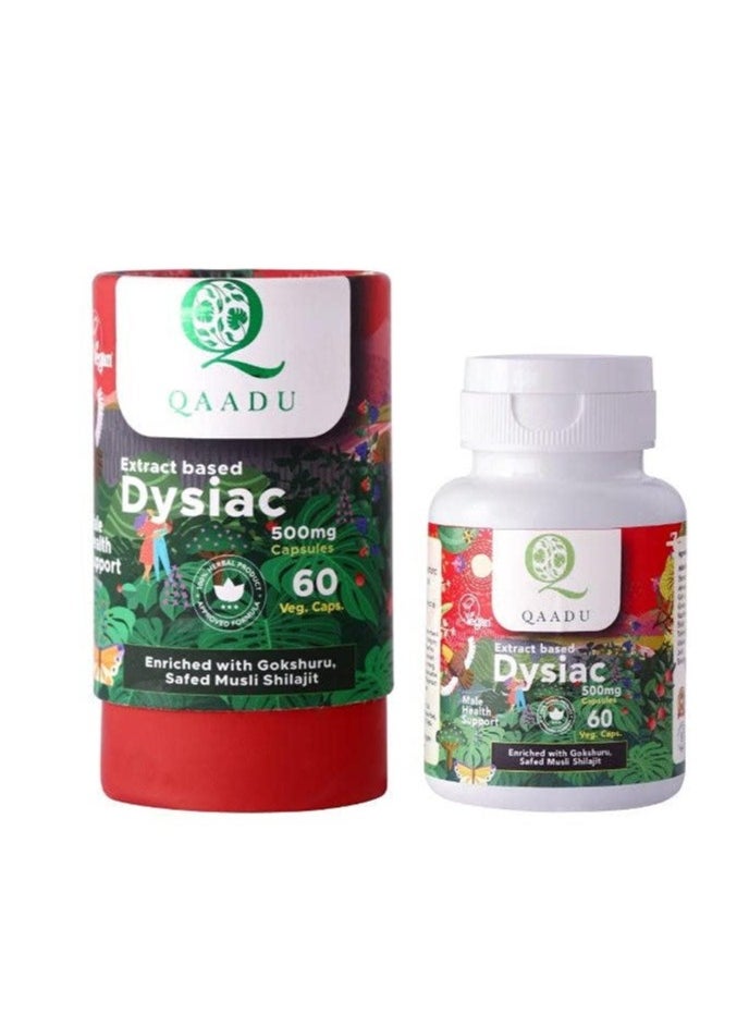 QAADU Dysiac Extract 500mg 60 Capsule 