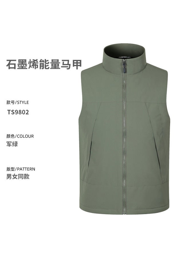 Graphene Thickened Warm Workwear Sports Padded Vest Custom Logo