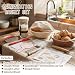 DWDiWen Complete Sourdough Starter Kit with JarBanneton Proofing BasketDough WhiskAllinOne Sourdough Bread Baking Supplies Set for Homemade Artisan Bread - Image 4