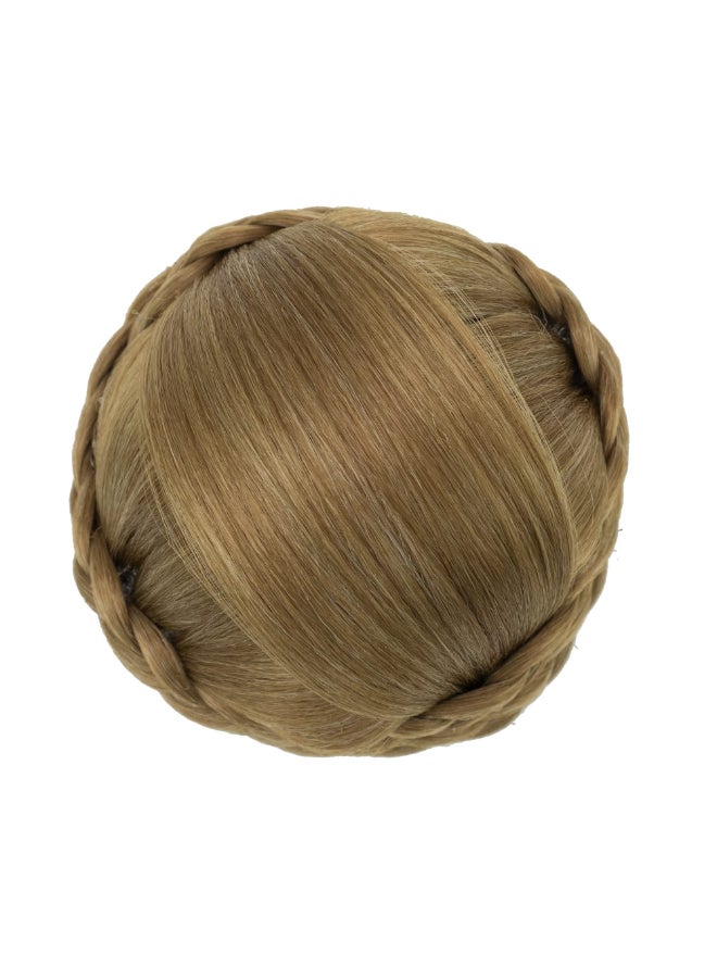 IMISSU Small Size Hair Bun Wigs Updo Styles Braided Chignon Dancer Hair Covers Donut Hairpiece Scrunchie Mix Copper - Image 3