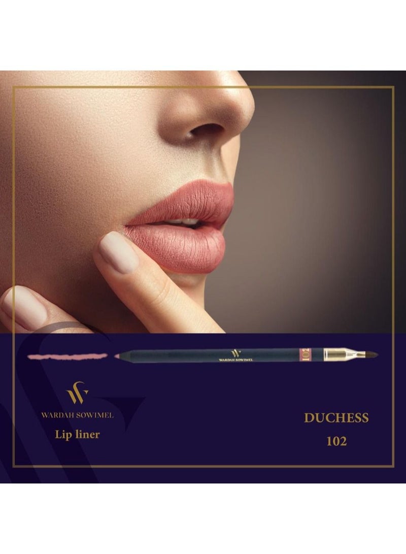 وردة صويمل قلم محدد شفاه من وردة صويمل - الدوقة - 102 - Image 1