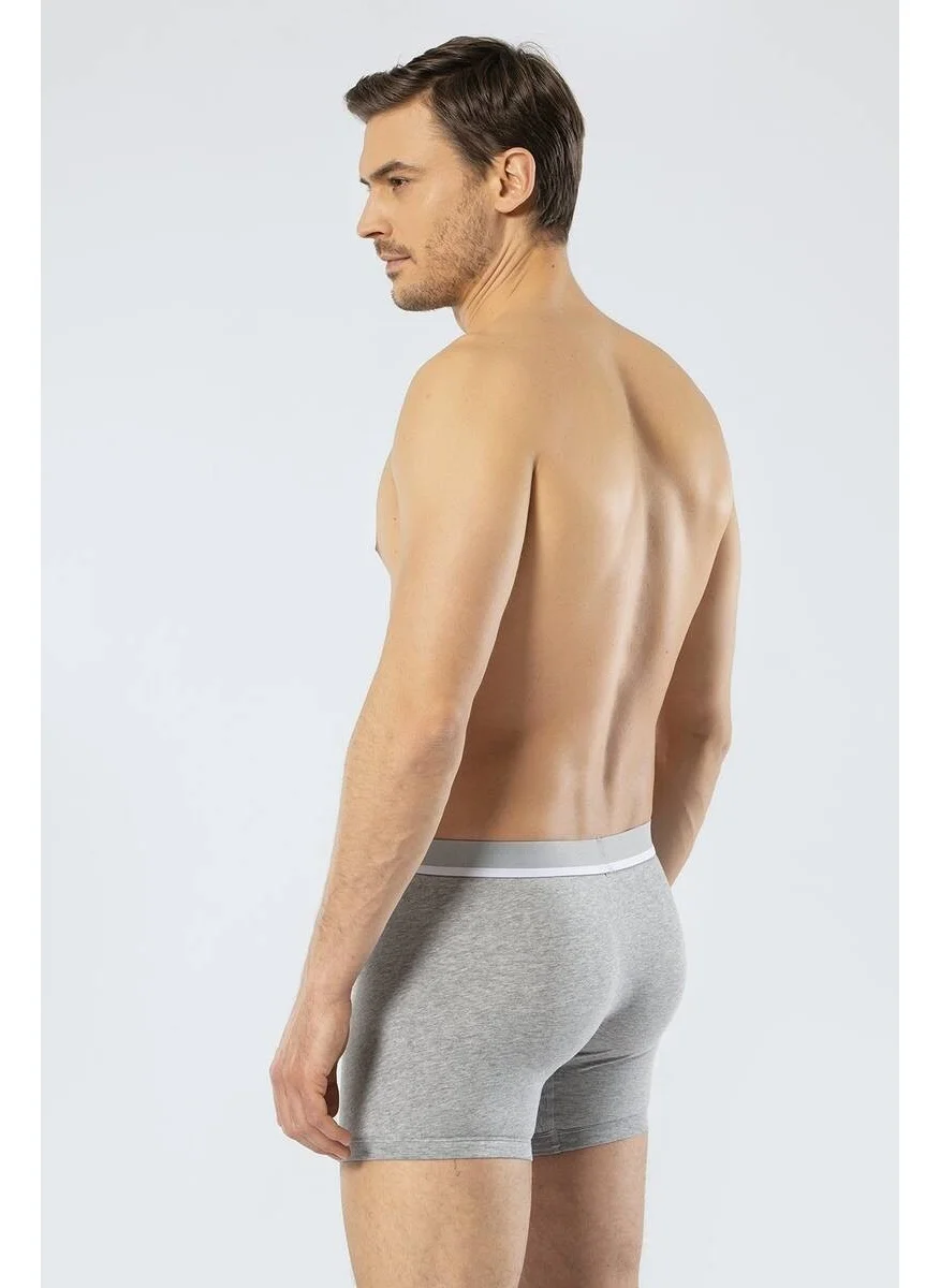 كاشاريل Men's Buttoned Boxer Grey
