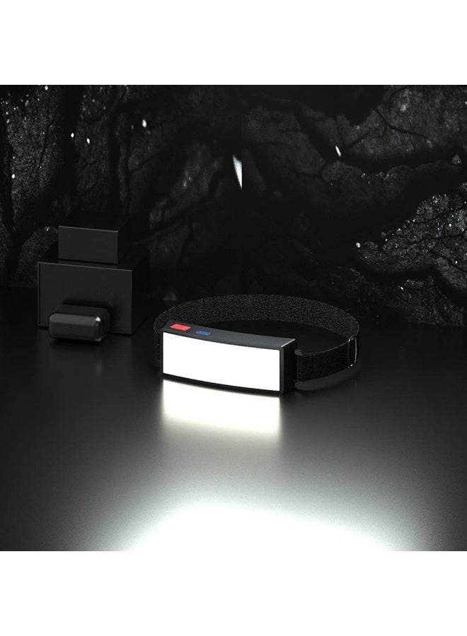 كشاف ليد  قابل لإعادة الشحن، مصباح أمامي COB فائق السطوع يعمل بالبطارية بـ 3 أوضاع  قابل للتعديل ومقاوم للماء يمكن تثبيته على الرأس متعدد الاستخدامات - Image 2