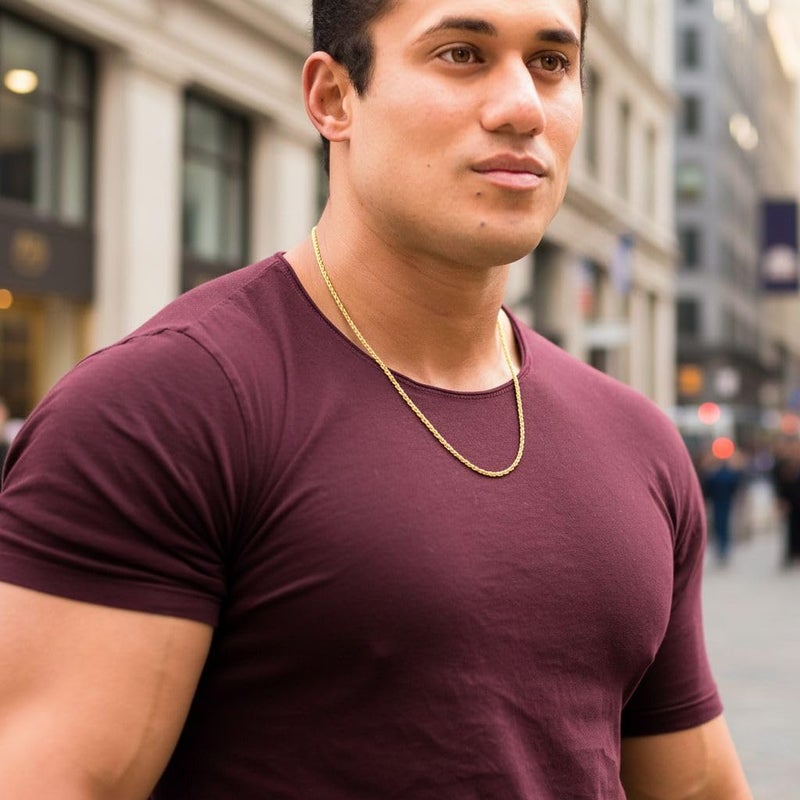 LIFETIME JEWELRY 2mm Gold Rope Chain for Men & Women 24k Real Gold Plated Diamond Cut Gold Necklace for Women & Necklace for Men 14 to 36 Inch | Gold | White Gold (16 inches, Gold) - Image 4