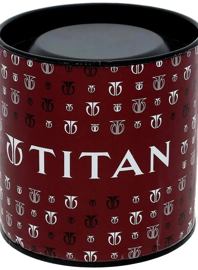 TITAN Women's Analog Display Watch With Gold Metal Strap - 2601YM01