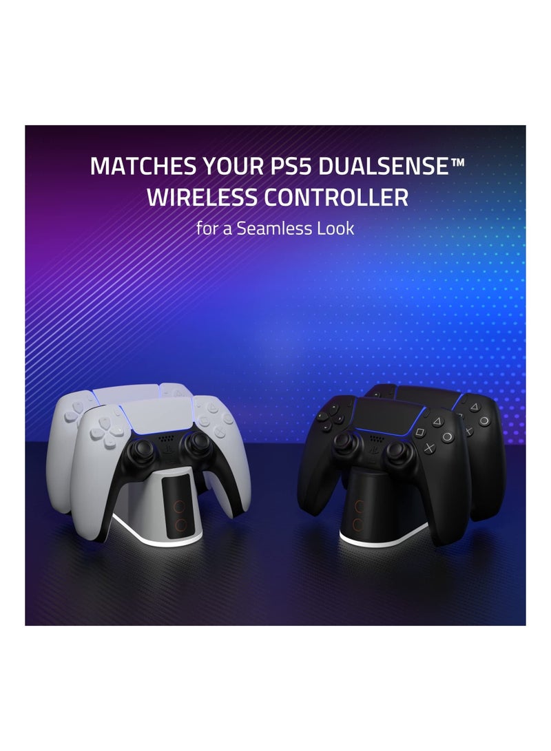 كابتن تيك Charging Station for PS5 Controller, Fast Charging Station with RGB Light Type-C Cable LED Indicator Dual Controller Charging Station for PlayStation 5 Dualsense Controller - Image 5