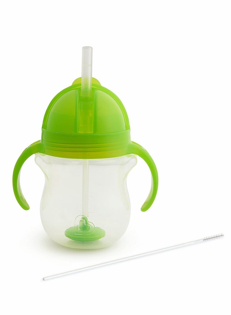 KASTWAVE Click Lock Weighted Straw Cup, 7 Ounce, Blue/Green, Pack of 2 - Image 5