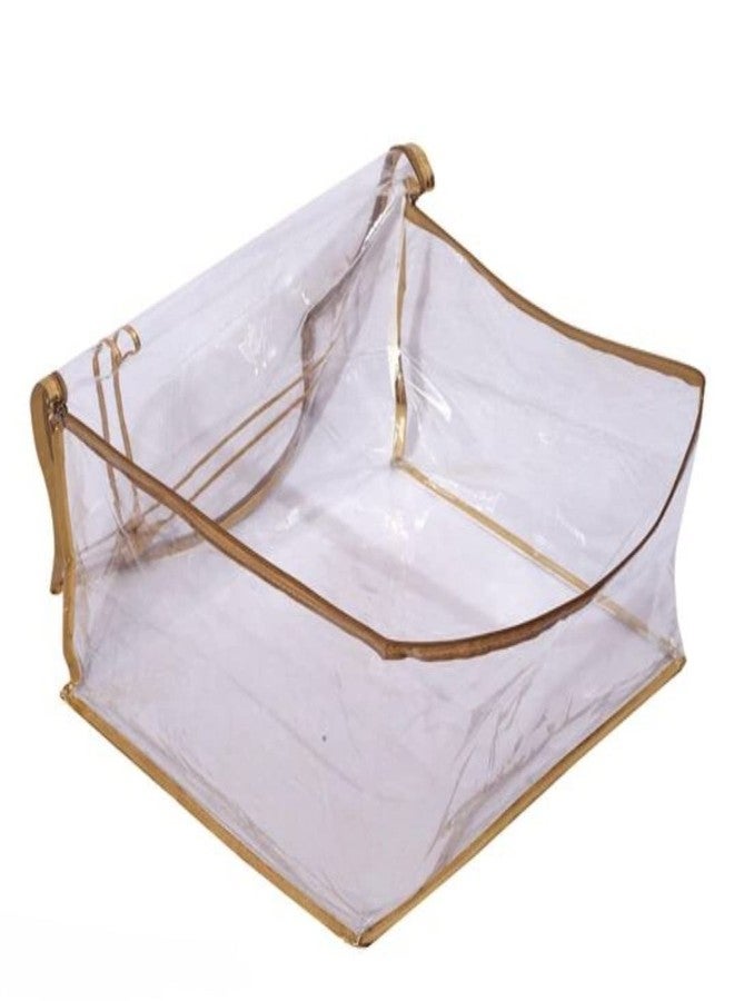 Ankit Traders Transparent Large Saree Cover Bag Wardrobe Organizer 7 inch (Set of 3) - Image 2
