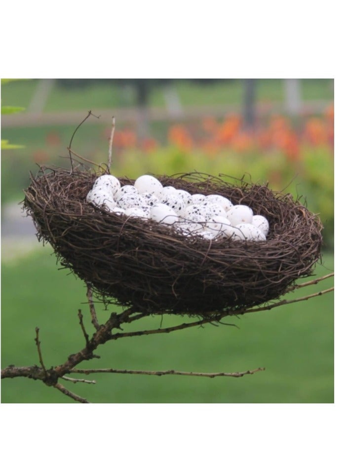 OASIS-TH 3 Pcs Set Bird Nest Decorating Kit For Birds Eggs Crafts Home Party Decor 3 Different SIZE 12CM 15CM 20CM - Image 2