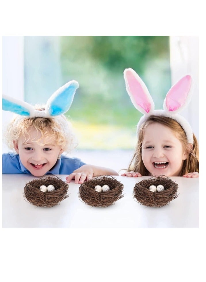 OASIS-TH 3 Pcs Set Bird Nest Decorating Kit For Birds Eggs Crafts Home Party Decor 3 Different SIZE 12CM 15CM 20CM - Image 4