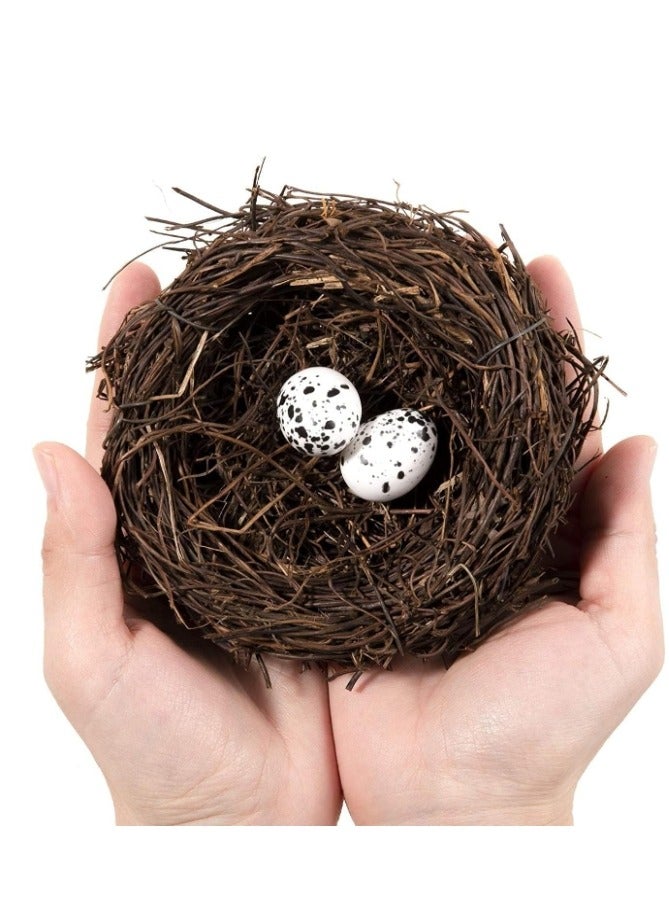 OASIS-TH 3 Pcs Set Bird Nest Decorating Kit For Birds Eggs Crafts Home Party Decor 3 Different SIZE 12CM 15CM 20CM - Image 5