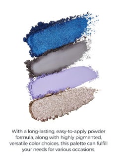 Flower Knows Flower Knows Little Angel 9-Color Eyeshadow Palette 10.5g - Highly Pigmented, Versatile, and Long-Lasting Colors (02 Weeping Angel - Midnight Blue Moon Palette, 10.5g)  - Image 2