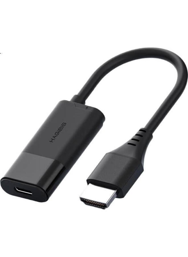 Hagibis Hdmi To Type-c Converter Ar Gl Es Adapter For Switch Screen Projection Line Ps5 Connection Portable Screen Display Car Machine C Patible With Xreal One/razer Air3 - Image 1